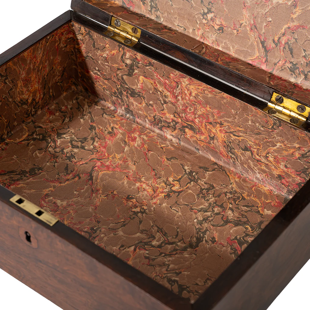 Antique Burr Walnut Box - Image 3