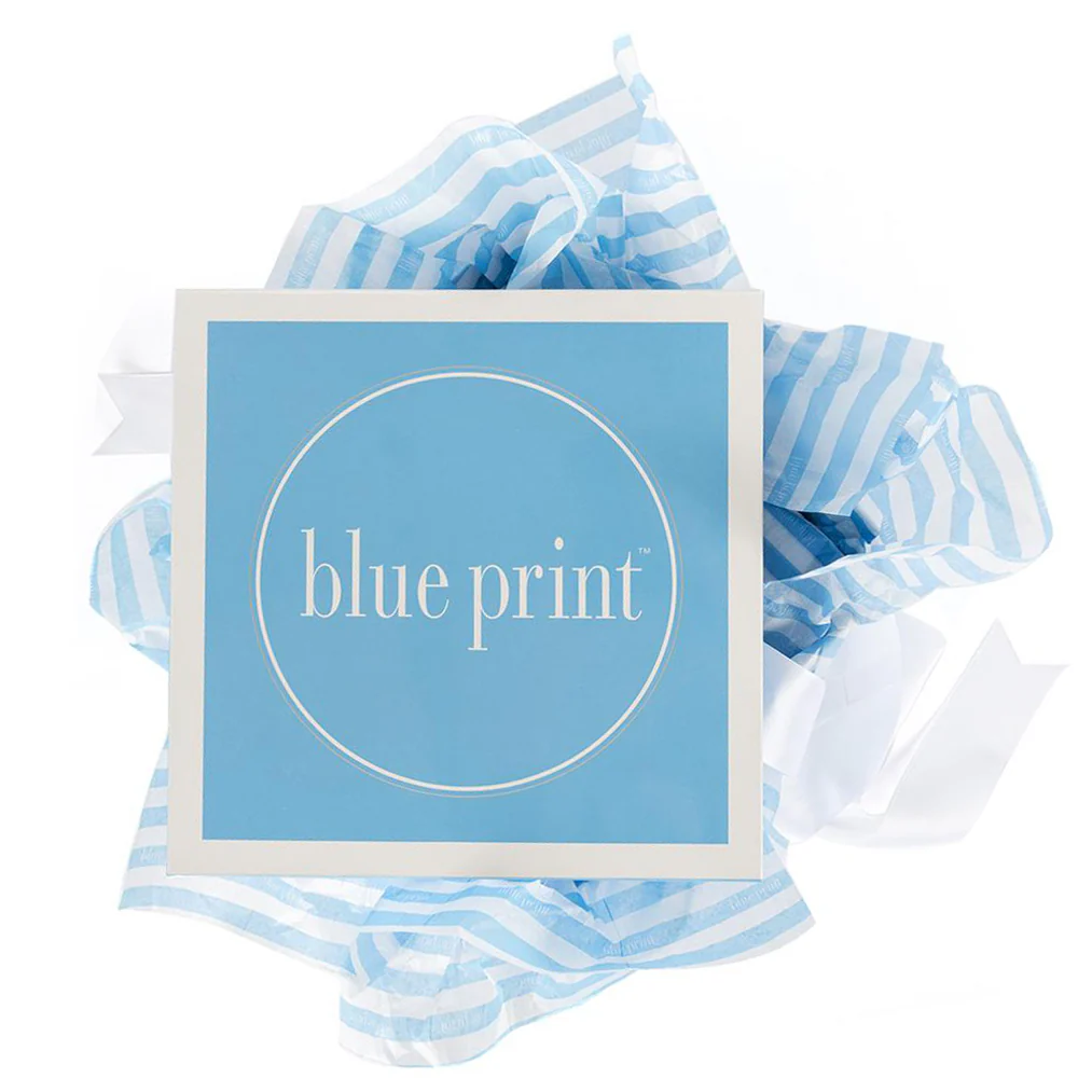 Blue Print Gift Wrap - Image 3