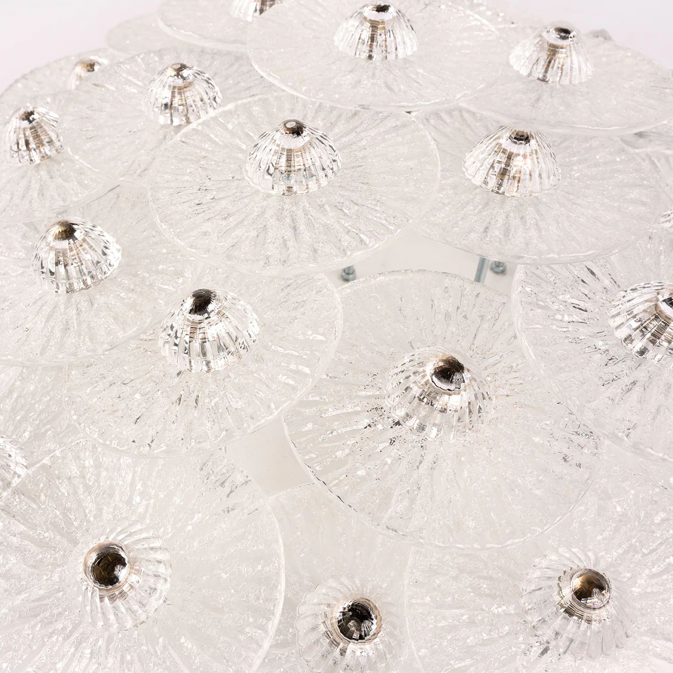 Clear Murano Flush Mount - Image 3