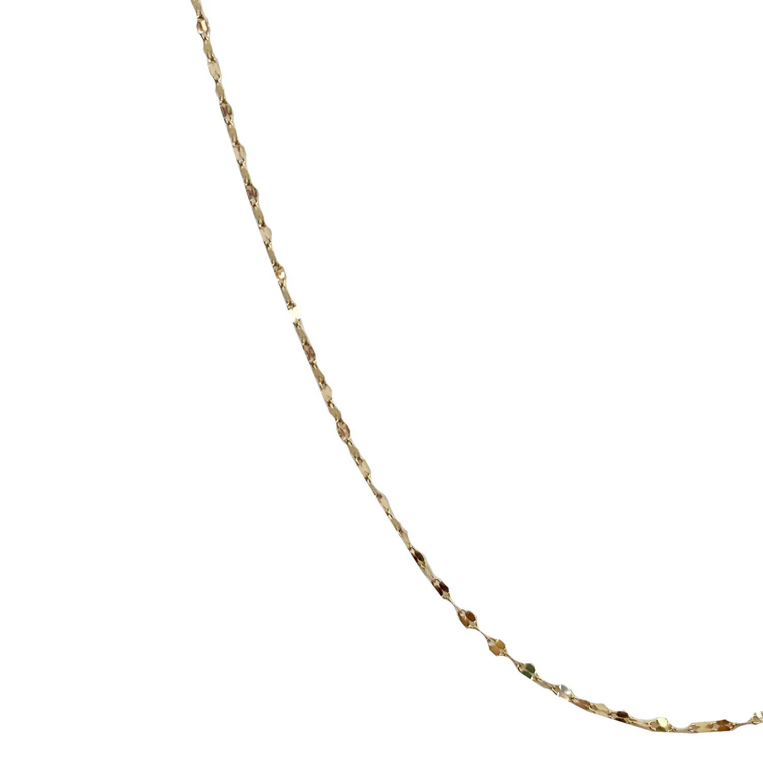 Gold Keyhole Chain Necklace - Image 4