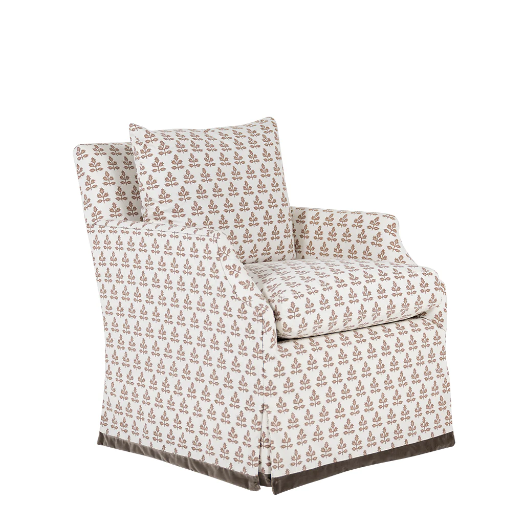 Hillcrest Swivel Chair, Bark - Image 3