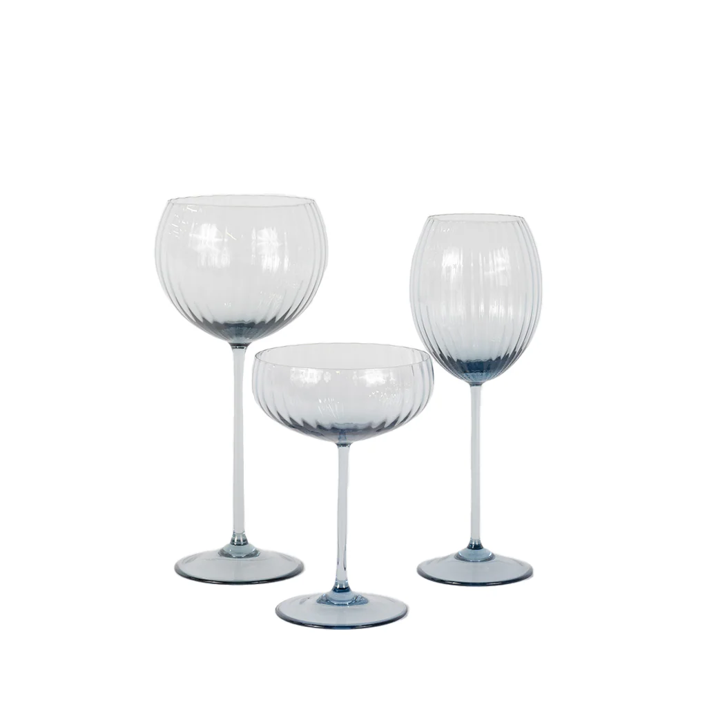 Tinsley Red Wine Glass, Blue - Image 4