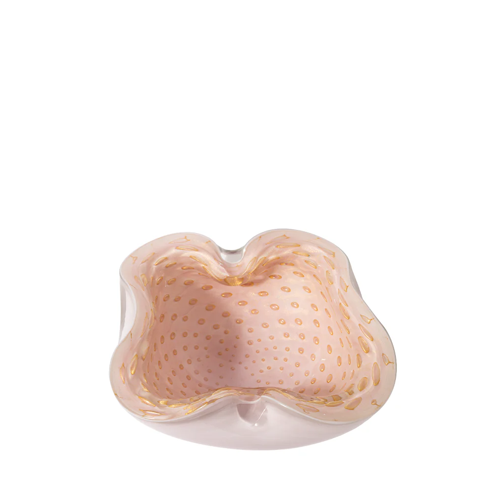 Vintage Pink Italian Murano Bowl - Image 3