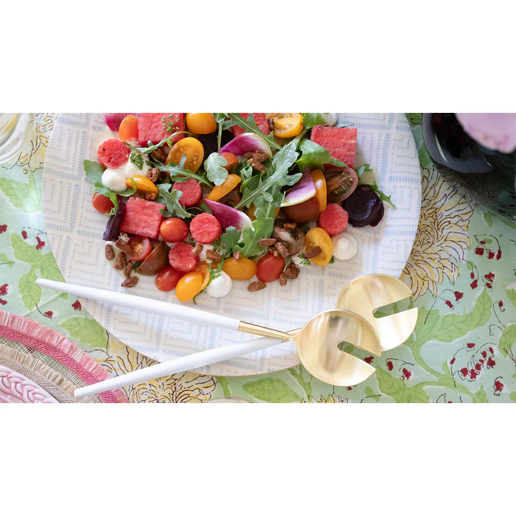 White and Gold Serving Set - Image 3